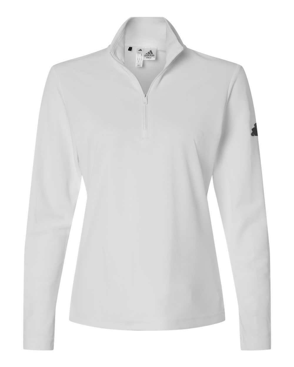 Adidas Womens Lightweight QuarterZip Pullover in White