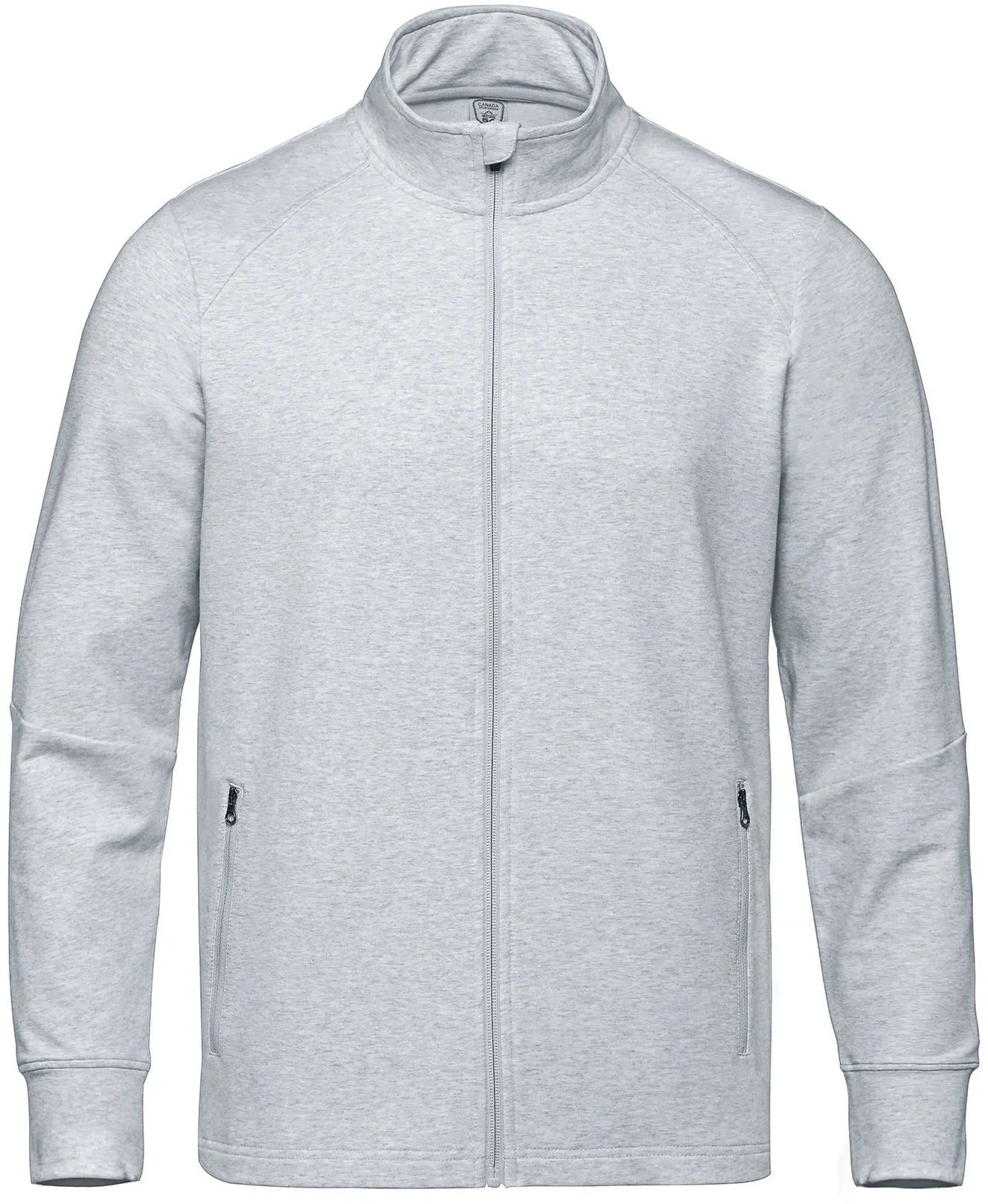 Adventurer Adult French Terry Performance Full Zip Sweatshirt in Athletic Heather Grey