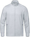Am image of a Custom Adventurer Adult French Terry Performance Full Zip Sweatshirt in Athletic Heather Grey!