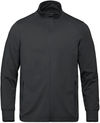 Am image of a Custom Adventurer Adult French Terry Performance Full Zip Sweatshirt in Black!