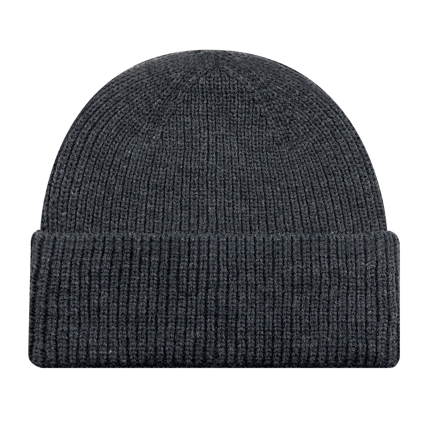 AJM Acrylic Cuff Toque in Charcoal