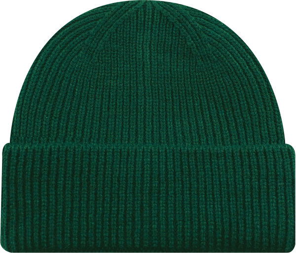 Am image of a Custom AJM Acrylic Cuff Toque in Forest Green!