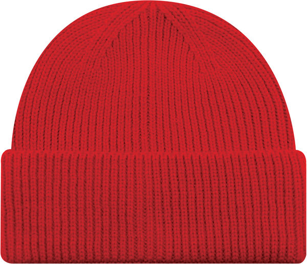 Am image of a Custom AJM Acrylic Cuff Toque in Red!