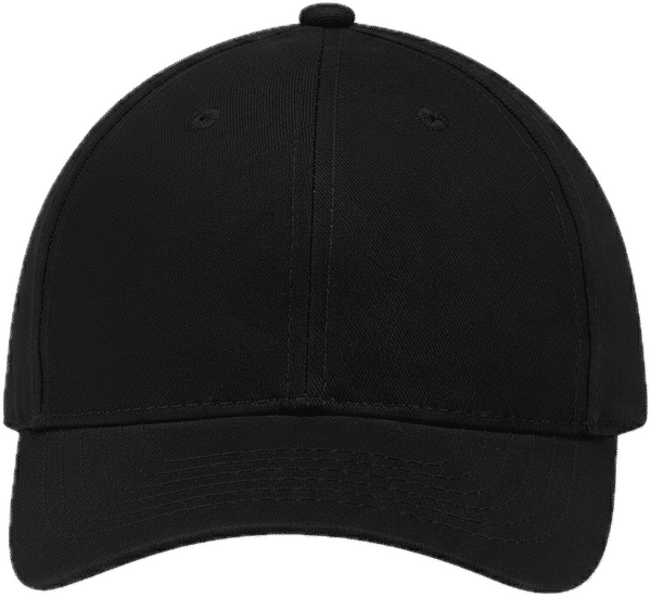 An image of a Custom AJM Brushed Cotton Drill Cap in Black!