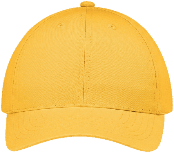 An image of a Custom AJM Brushed Cotton Drill Cap in Gold!