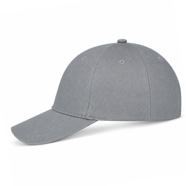 An image of a Custom AJM Brushed Cotton Drill Cap in Slate!
