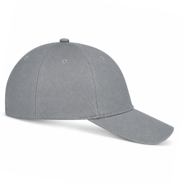 An image of a Custom AJM Brushed Cotton Drill Cap in Slate!