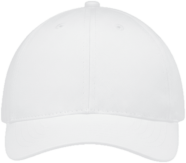 An image of a Custom AJM Brushed Cotton Drill Cap in White!