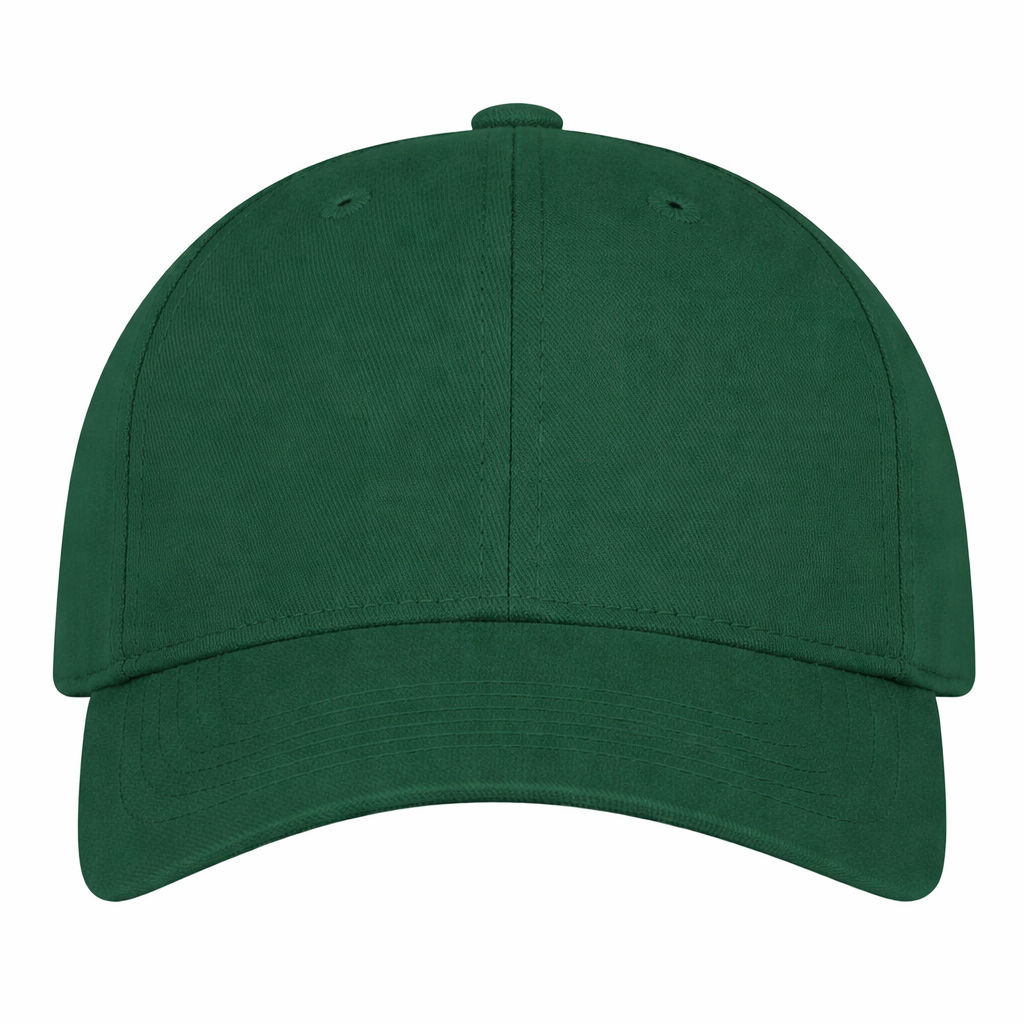 AJM Brushed Cotton Drill Youth Cap in Forest Green