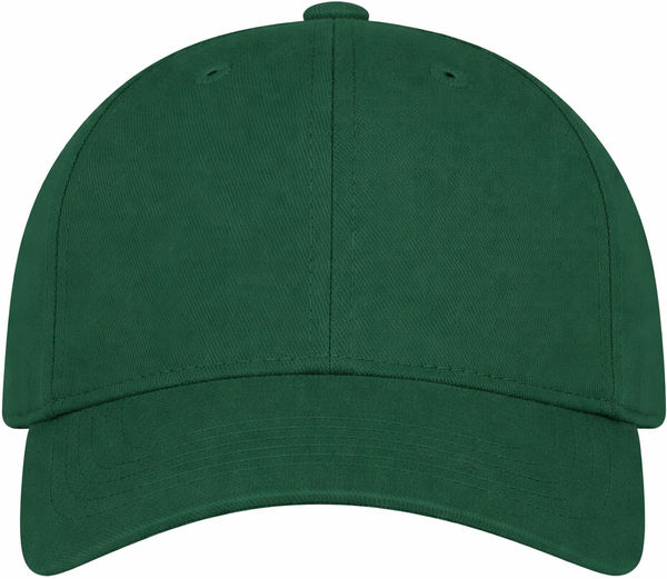 An image of a Custom AJM Brushed Cotton Drill Youth Cap in Forest Green!