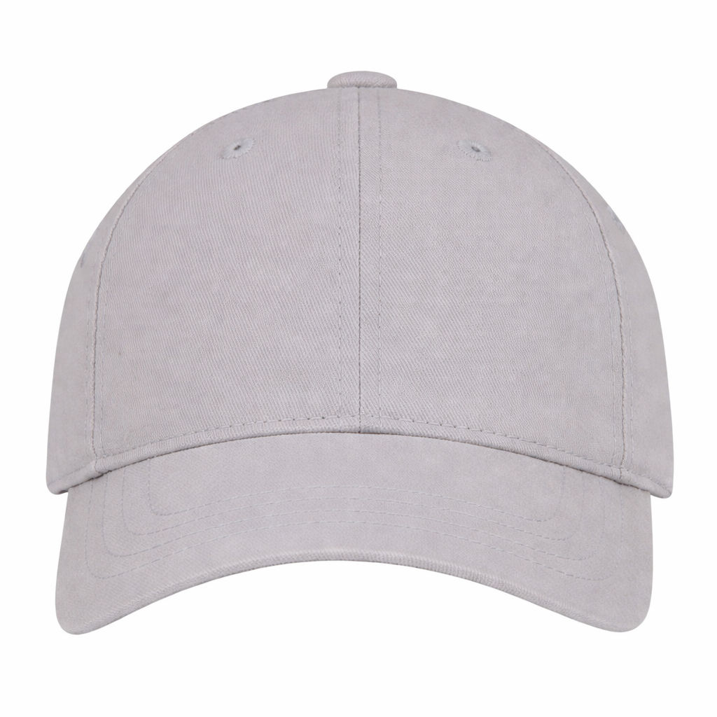 AJM Brushed Cotton Drill Youth Cap in Grey
