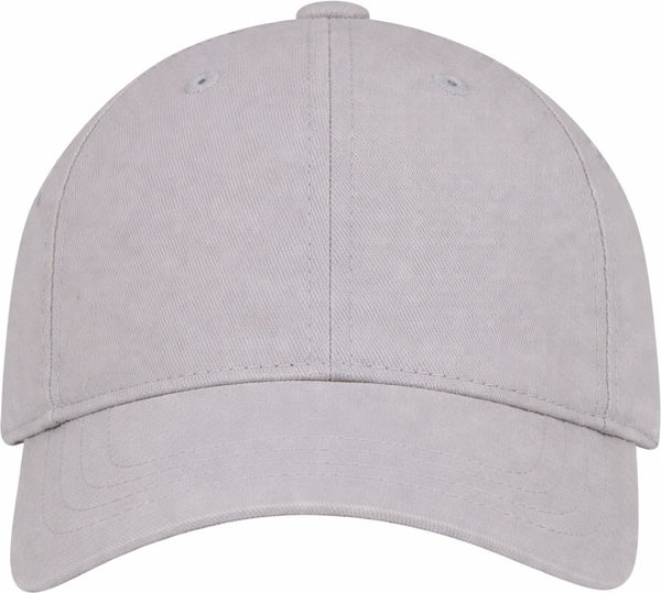 An image of a Custom AJM Brushed Cotton Drill Youth Cap in Grey!