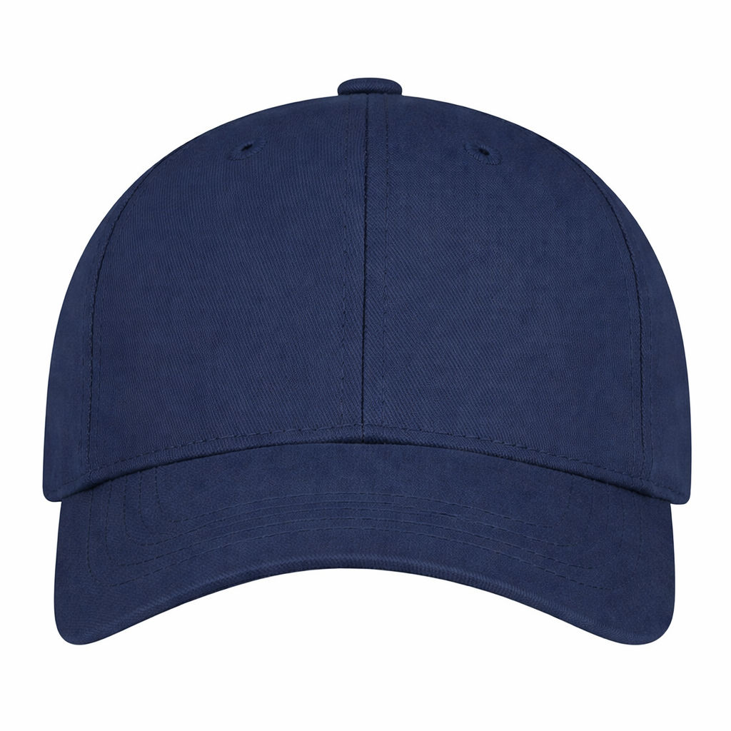 AJM Brushed Cotton Drill Youth Cap in Navy