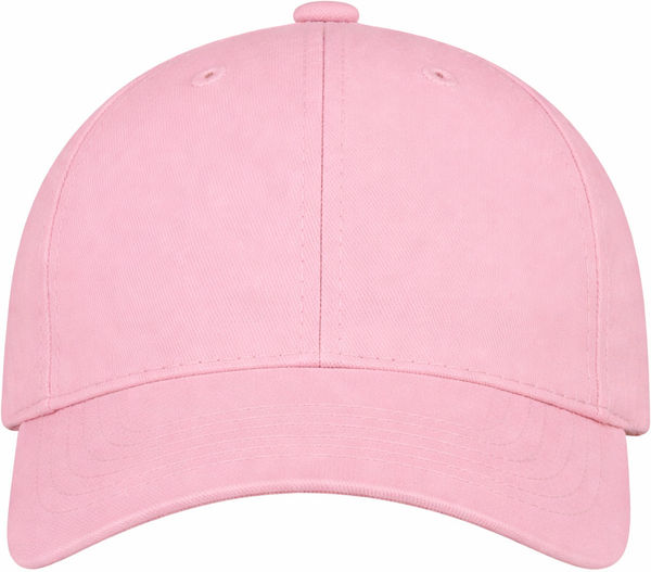 An image of a Custom AJM Brushed Cotton Drill Youth Cap in Pink!