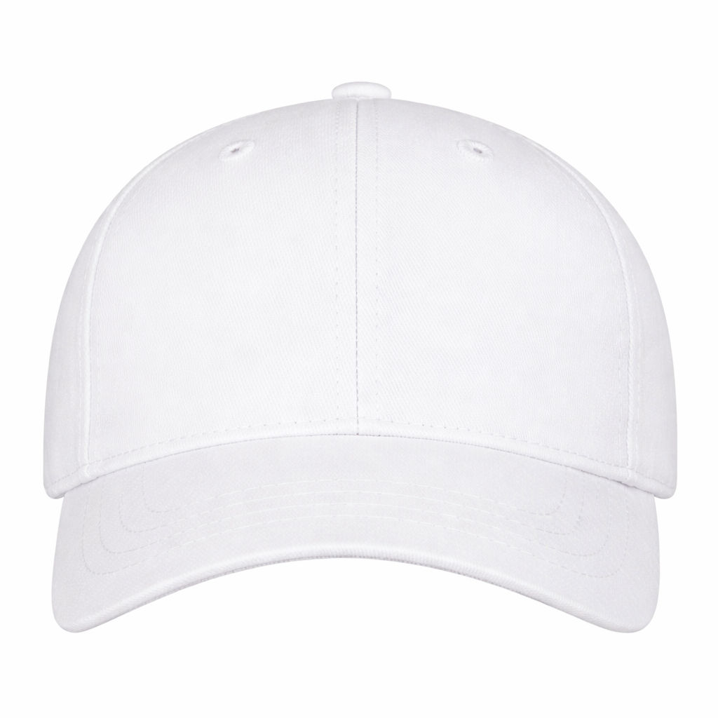 AJM Brushed Cotton Drill Youth Cap in White