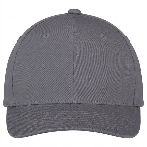 An image of a Custom AJM Deluxe Chino Twill Cap in Charcoal!