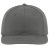 An image of a Custom AJM Flat Peak Deluxe Chino Twill Cap in Slate!