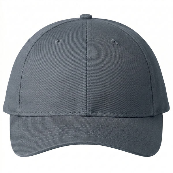 An image of a Custom AJM Heavyweight Brushed Cotton Drill Cap in Charcoal!