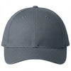 An image of a Custom AJM Heavyweight Brushed Cotton Drill Cap in Charcoal!