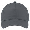 An image of a Custom AJM Polycotton 5 Panel Constructed Full Fit Five Cap in Charcoal!