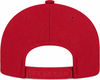 An image of a Custom AJM Polycotton 5 Panel Constructed Full Fit Five Cap in Red!