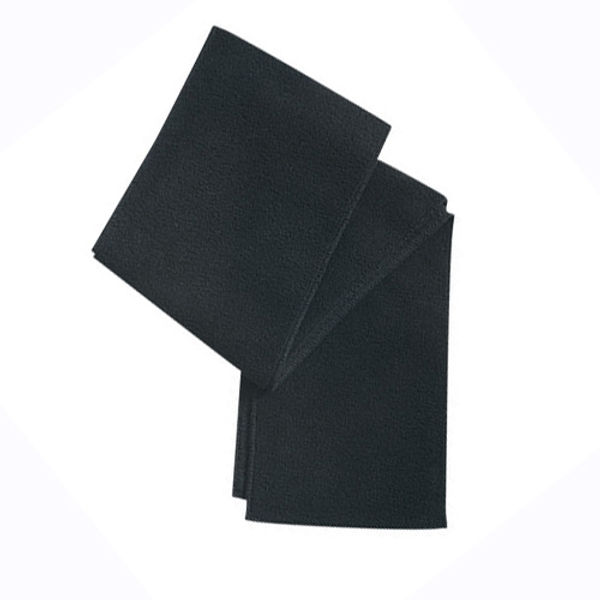 An image of a Custom AJM Polyester Fleece Scarf in Black!