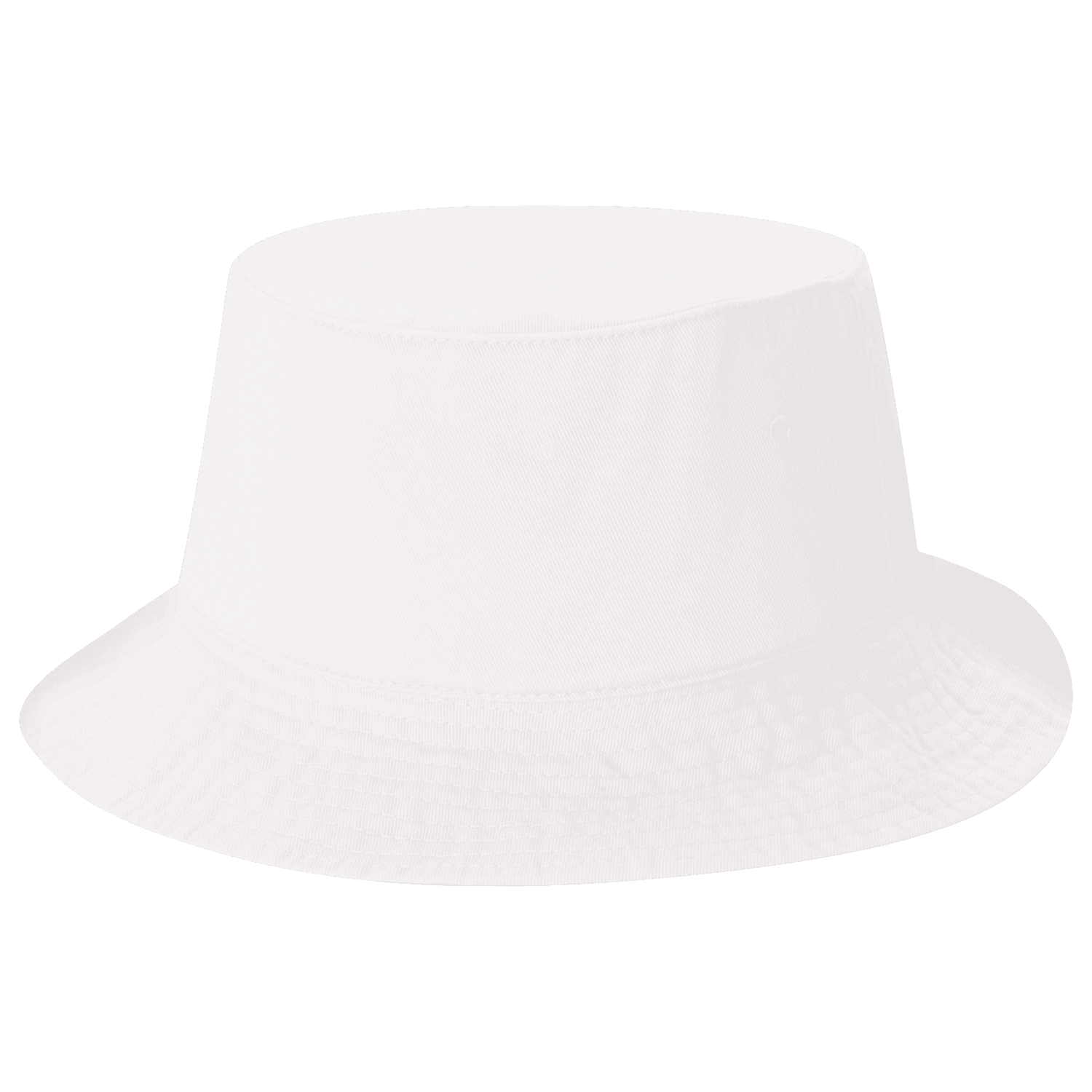 AJM Washed Cotton Drill Deluxe Bucket Hat in White