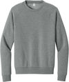 An image of a Custom Allmade Unisex Organic CVC Fleece Crewneck Sweatshirt in Aluminum Grey Heather!
