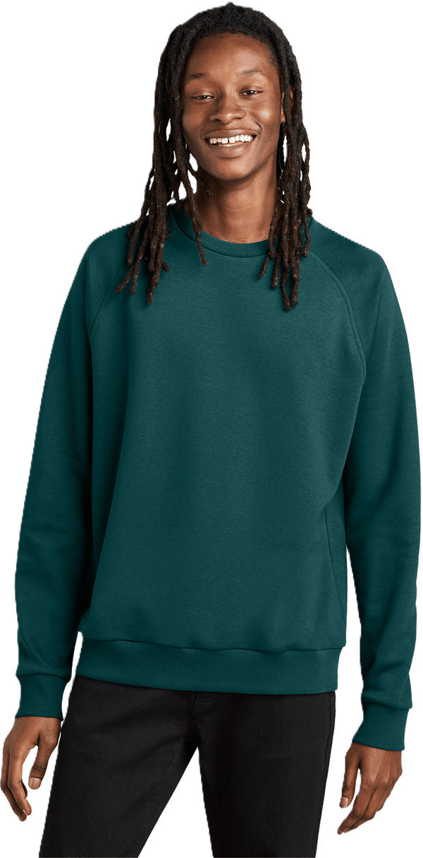An image of a Custom Allmade Unisex Organic CVC Fleece Crewneck Sweatshirt!