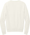 An image of a Custom Allmade Unisex Organic CVC Fleece Crewneck Sweatshirt in White Sand!