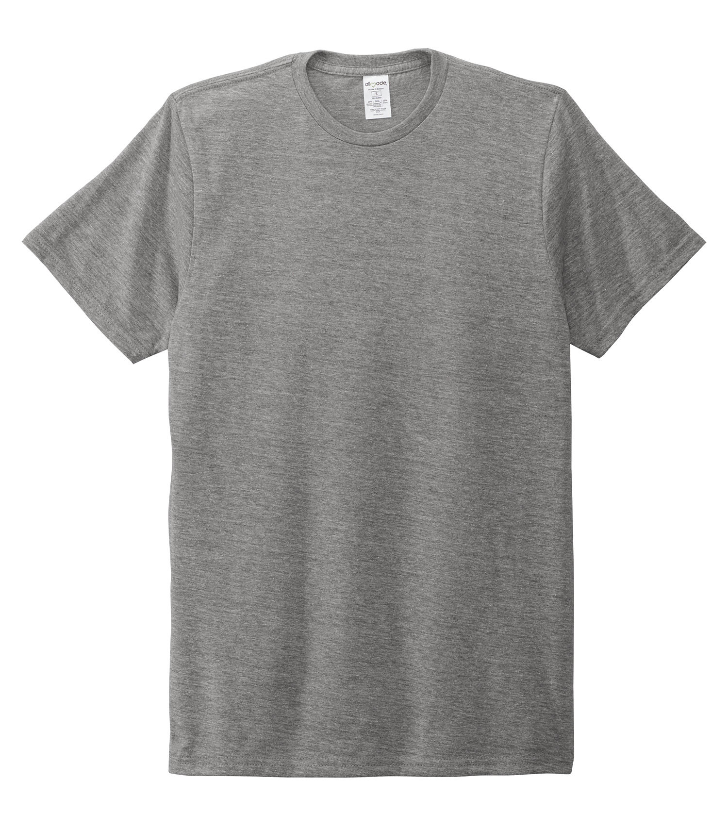 ALLMADE Unisex Tri Blend Tee in Aluminum Grey