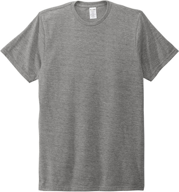 An image of a Custom ALLMADE Unisex Tri Blend Tee in Aluminum Grey!