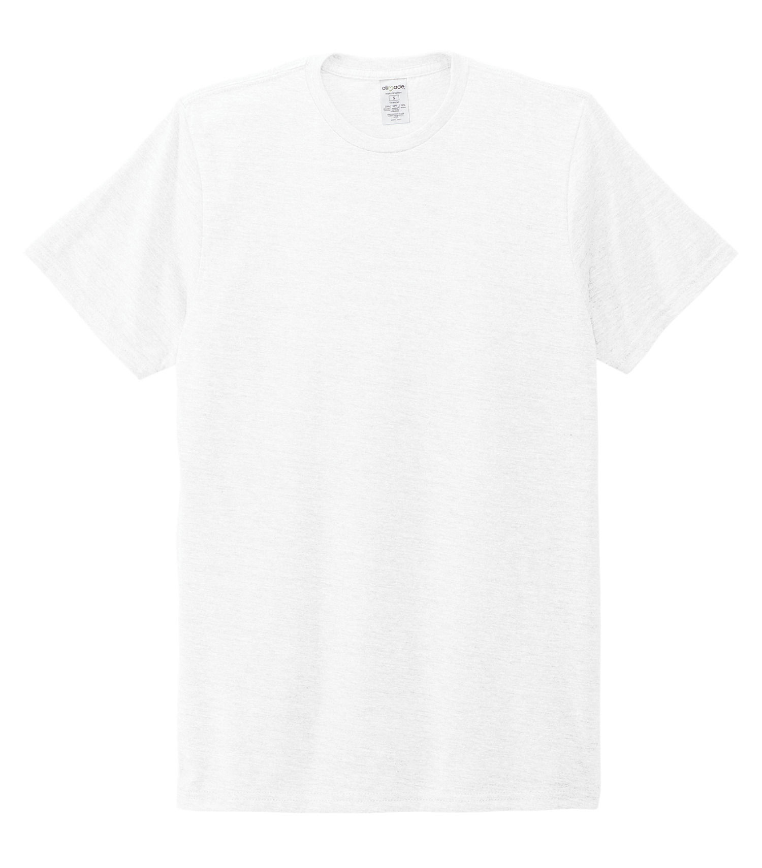 ALLMADE Unisex Tri Blend Tee in Bright White