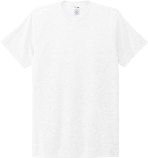 An image of a Custom ALLMADE Unisex Tri Blend Tee in Bright White!