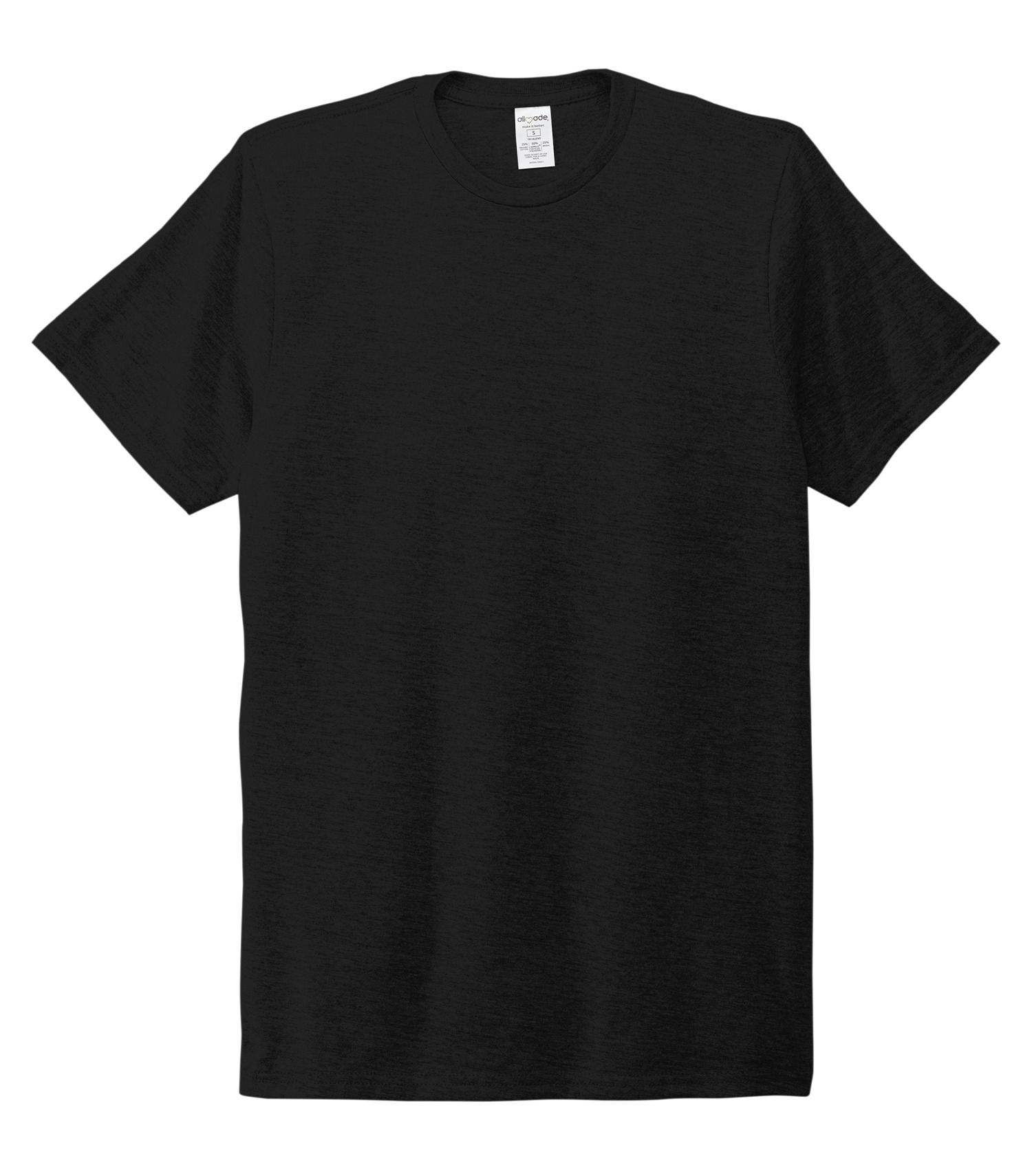 ALLMADE Unisex Tri Blend Tee in Deep Black