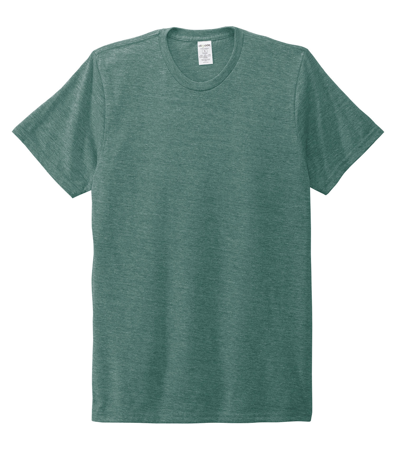 ALLMADE Unisex Tri Blend Tee in Deep Sea Green