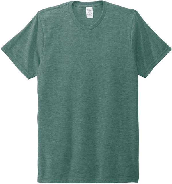 An image of a Custom ALLMADE Unisex Tri Blend Tee in Deep Sea Green!