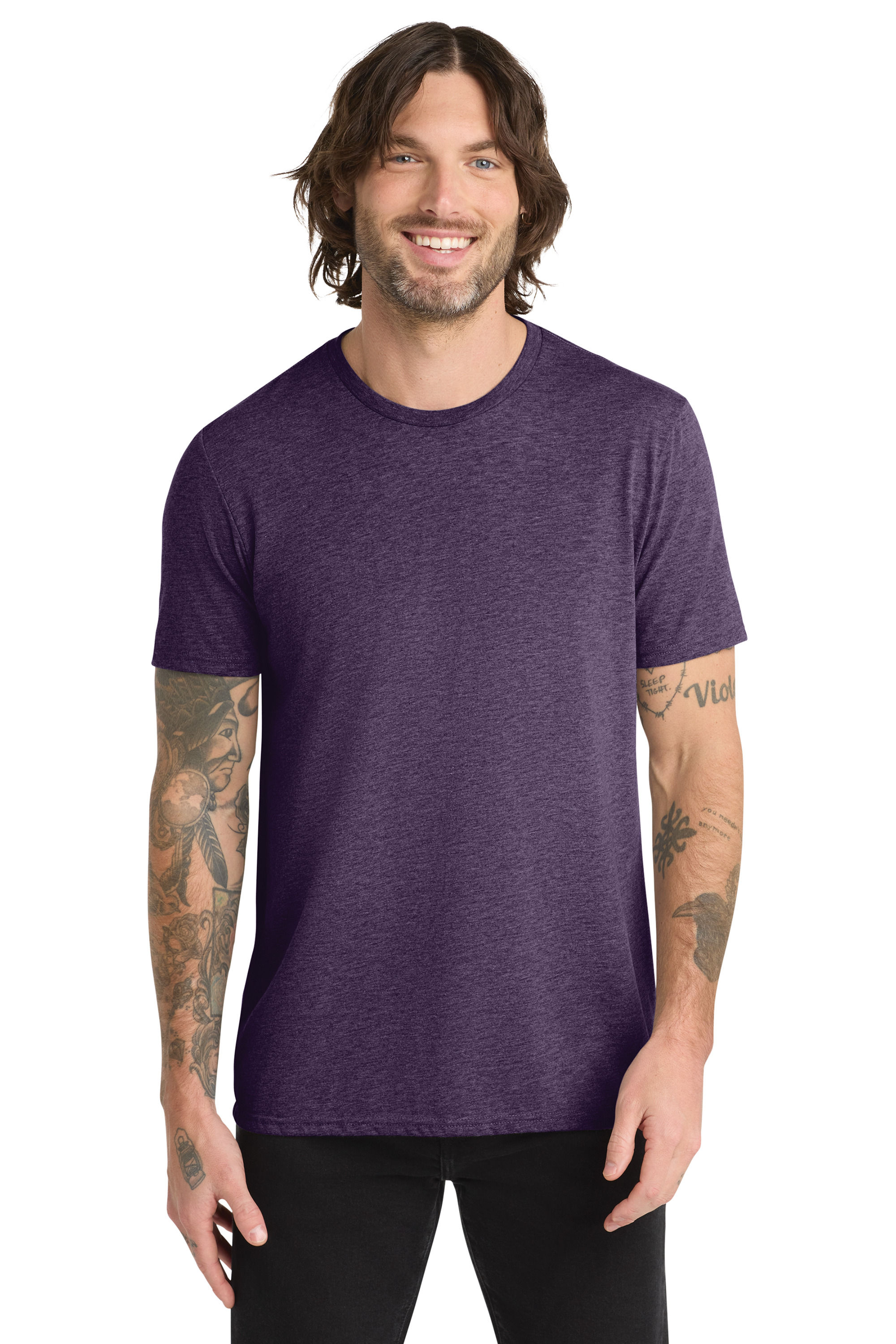 ALLMADE Unisex Tri Blend Tee in Huckleberry