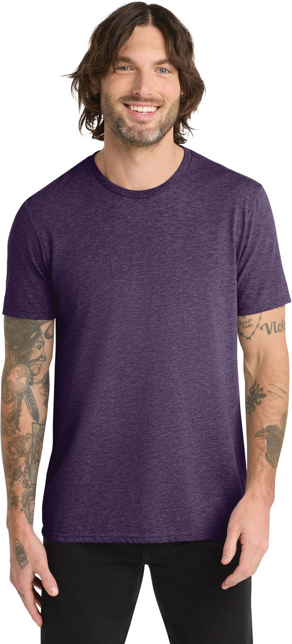 An image of a Custom ALLMADE Unisex Tri Blend Tee in Huckleberry!