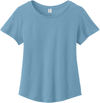 An image of a Custom ALLMADE Womens Relaxed Organic Cotton Scoop Neck Tee in Arctic Blue!
