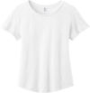 An image of a Custom ALLMADE Womens Relaxed Organic Cotton Scoop Neck Tee in Bright White!