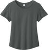 An image of a Custom ALLMADE Womens Relaxed Organic Cotton Scoop Neck Tee in Terrain Grey!