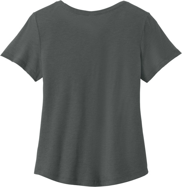 An image of a Custom ALLMADE Womens Relaxed Organic Cotton Scoop Neck Tee in Terrain Grey!
