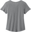 An image of a Custom ALLMADE Womens Relaxed Tri Blend Scoop Neck Tee in Aluminum Grey!