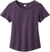 An image of a Custom ALLMADE Womens Relaxed Tri Blend Scoop Neck Tee in Huckleberry!