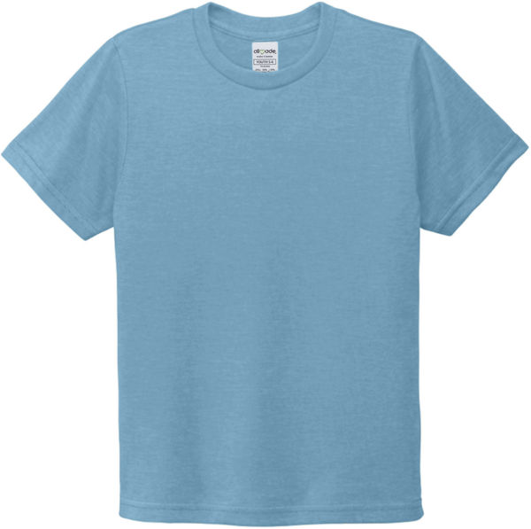 An image of a Custom ALLMADE Youth Organic Cotton Tee in Arctic Blue!