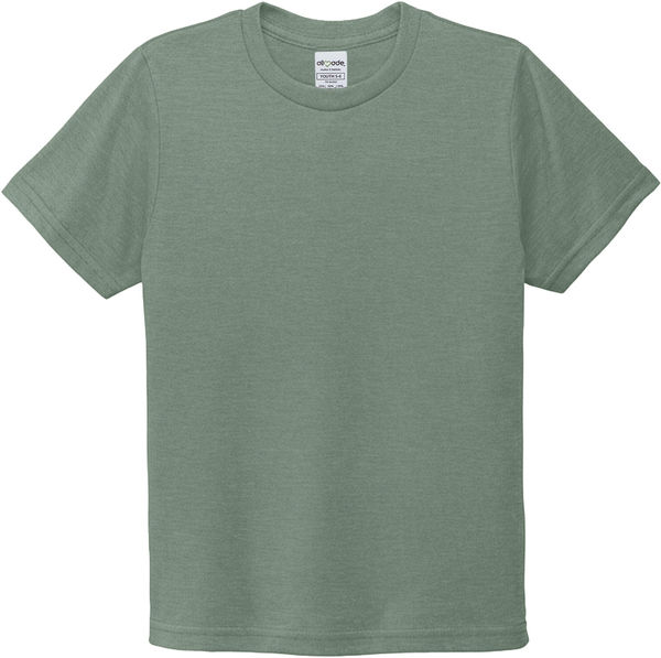 An image of a Custom ALLMADE Youth Organic Cotton Tee in Matcha Green!