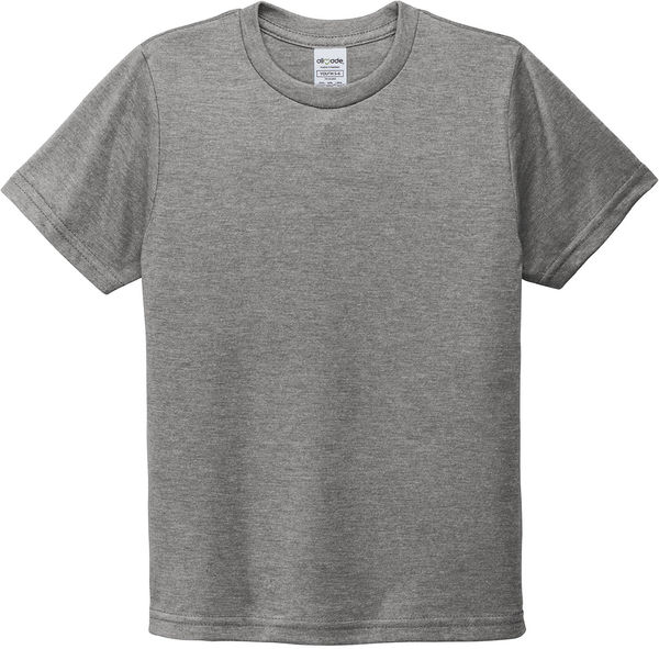 An image of a Custom ALLMADE Youth Tri Blend Tee in Aluminum Grey!