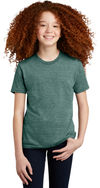 An image of a Custom ALLMADE Youth Tri Blend Tee in Deep Sea Green!