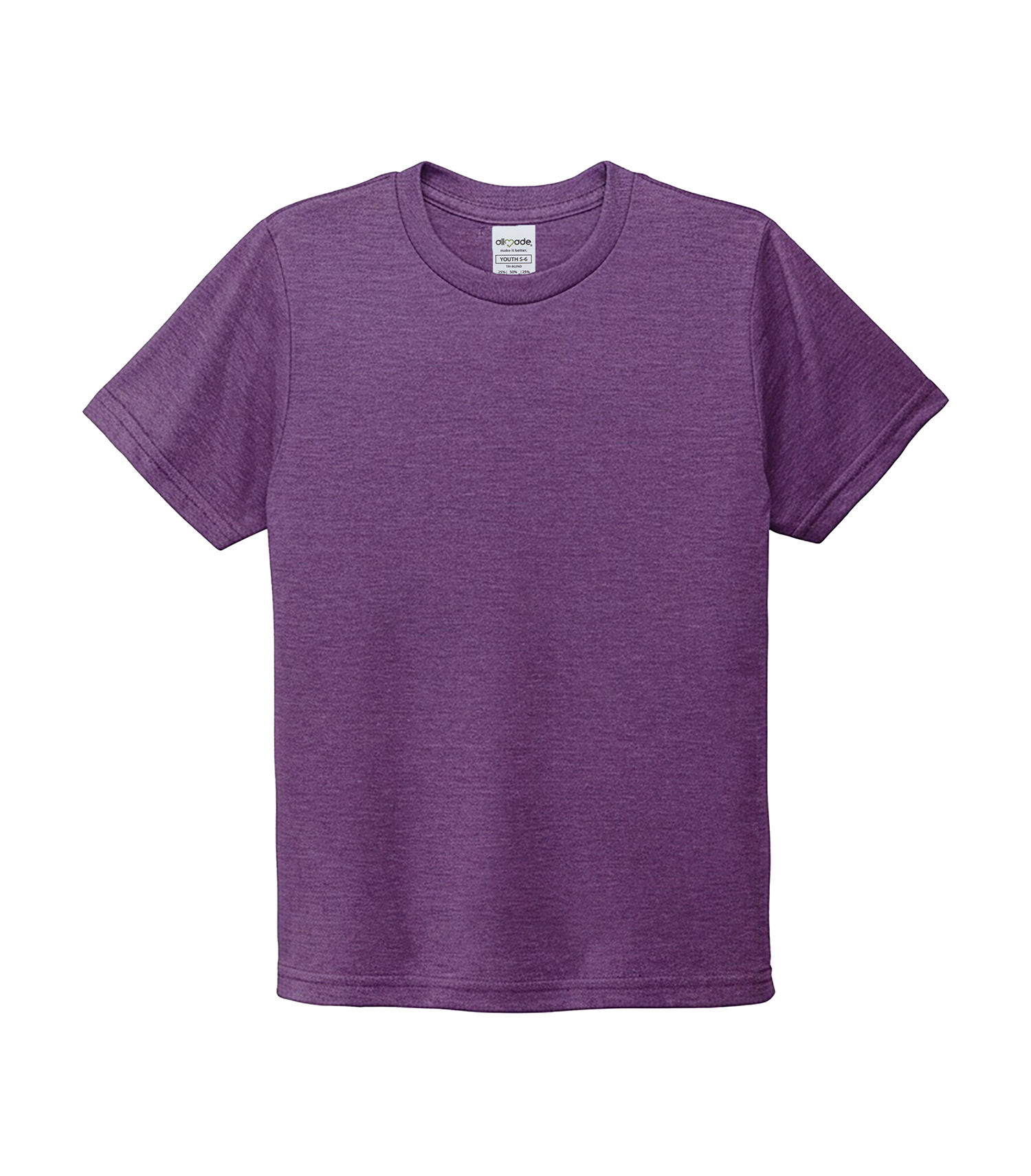 ALLMADE Youth Tri Blend Tee in Huckleberry
